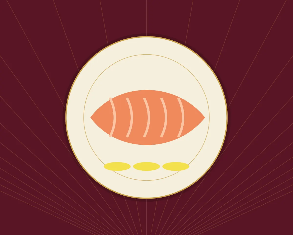 Lemon herb salmon fillet