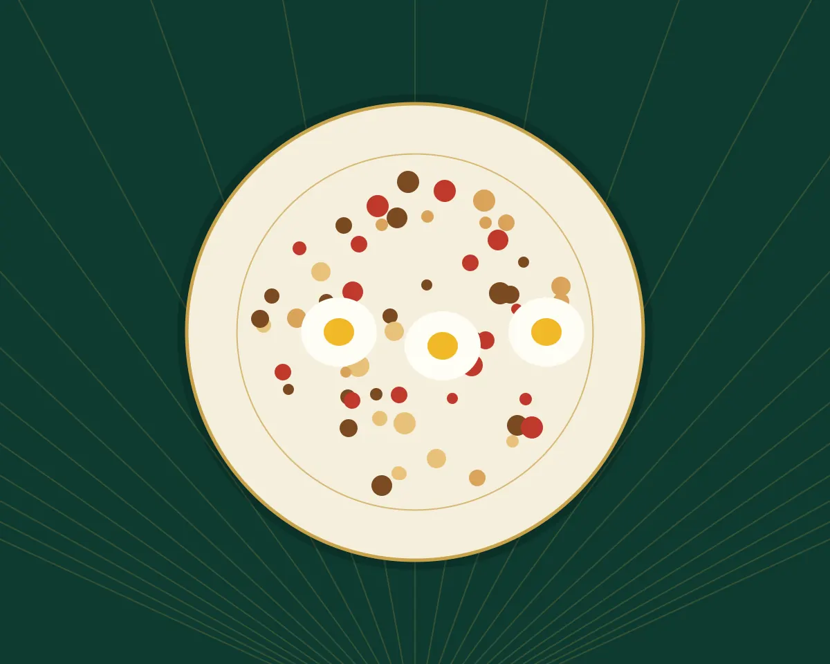Sheet-pan hash with fried eggs
